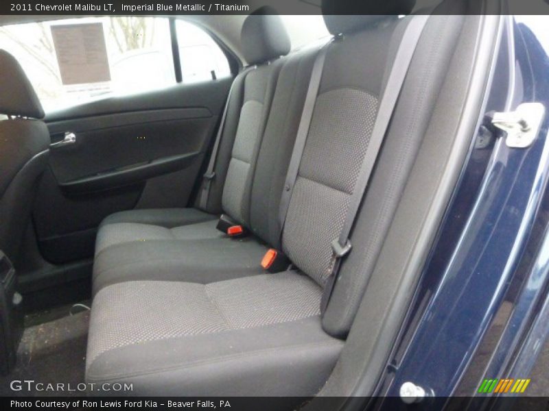 Imperial Blue Metallic / Titanium 2011 Chevrolet Malibu LT