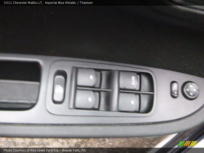 Imperial Blue Metallic / Titanium 2011 Chevrolet Malibu LT