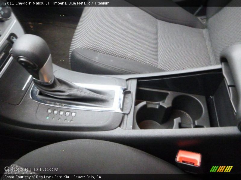 Imperial Blue Metallic / Titanium 2011 Chevrolet Malibu LT