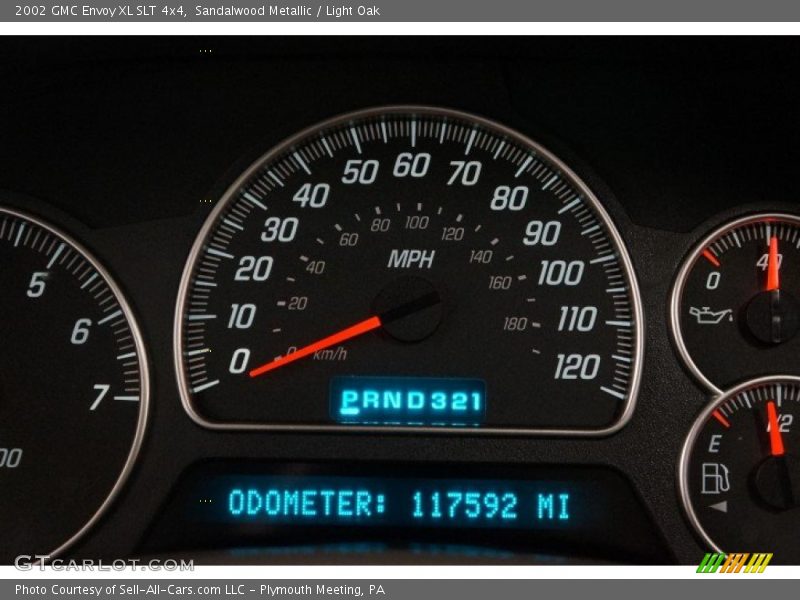 Sandalwood Metallic / Light Oak 2002 GMC Envoy XL SLT 4x4