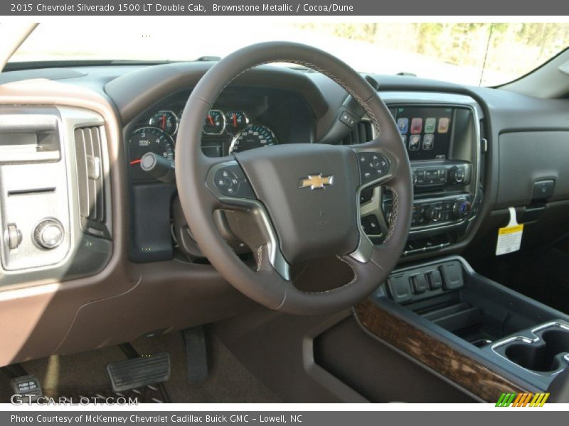 Brownstone Metallic / Cocoa/Dune 2015 Chevrolet Silverado 1500 LT Double Cab