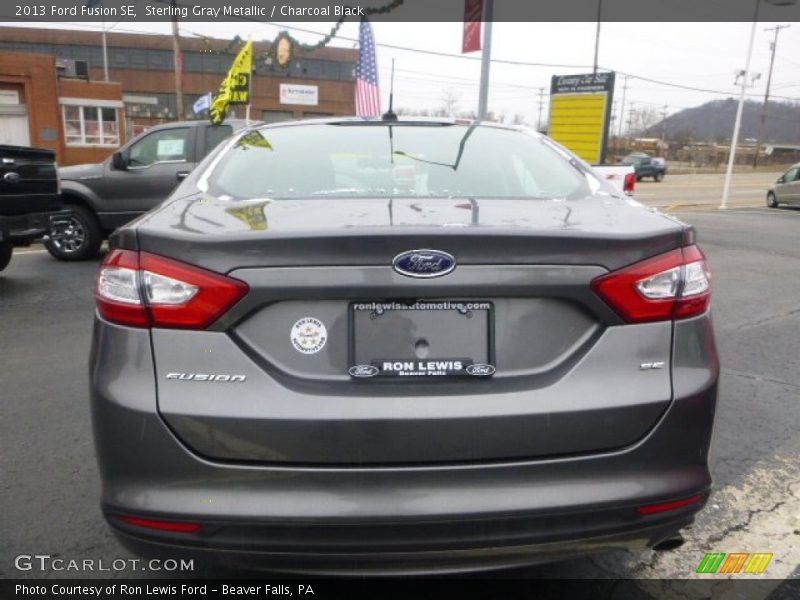 Sterling Gray Metallic / Charcoal Black 2013 Ford Fusion SE