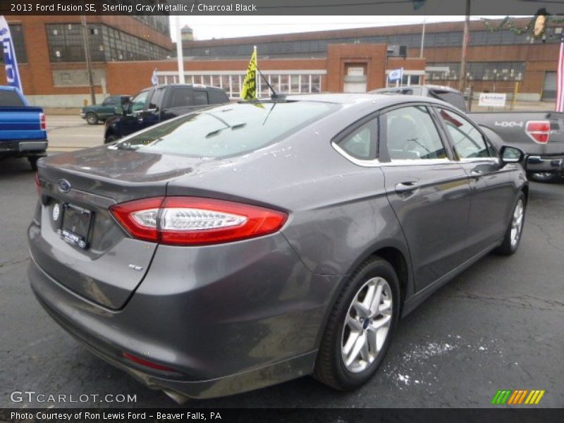 Sterling Gray Metallic / Charcoal Black 2013 Ford Fusion SE