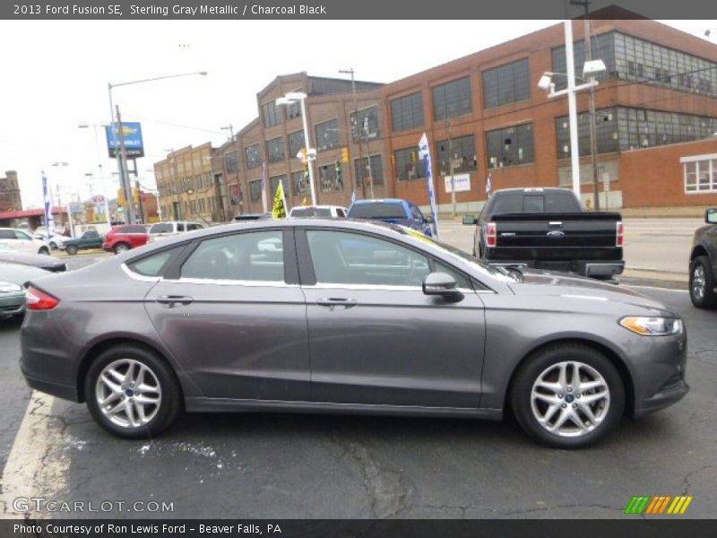 Sterling Gray Metallic / Charcoal Black 2013 Ford Fusion SE