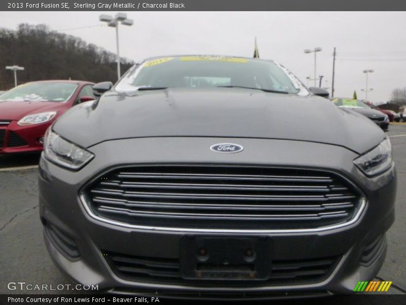 Sterling Gray Metallic / Charcoal Black 2013 Ford Fusion SE