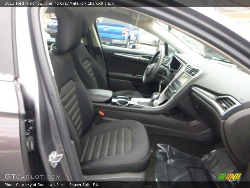 Sterling Gray Metallic / Charcoal Black 2013 Ford Fusion SE