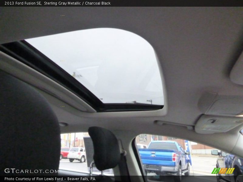 Sterling Gray Metallic / Charcoal Black 2013 Ford Fusion SE