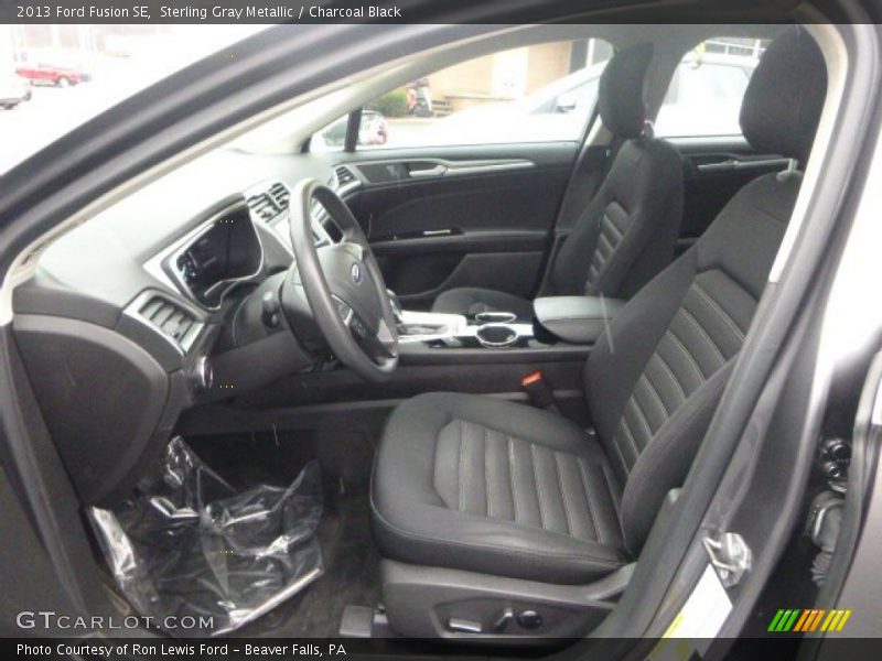 Sterling Gray Metallic / Charcoal Black 2013 Ford Fusion SE