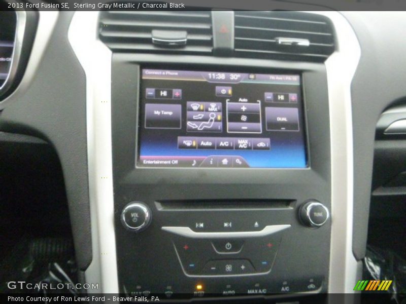 Sterling Gray Metallic / Charcoal Black 2013 Ford Fusion SE