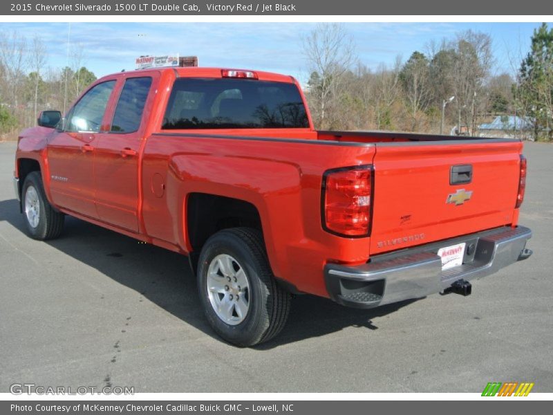 Victory Red / Jet Black 2015 Chevrolet Silverado 1500 LT Double Cab