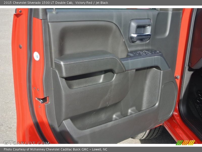 Victory Red / Jet Black 2015 Chevrolet Silverado 1500 LT Double Cab