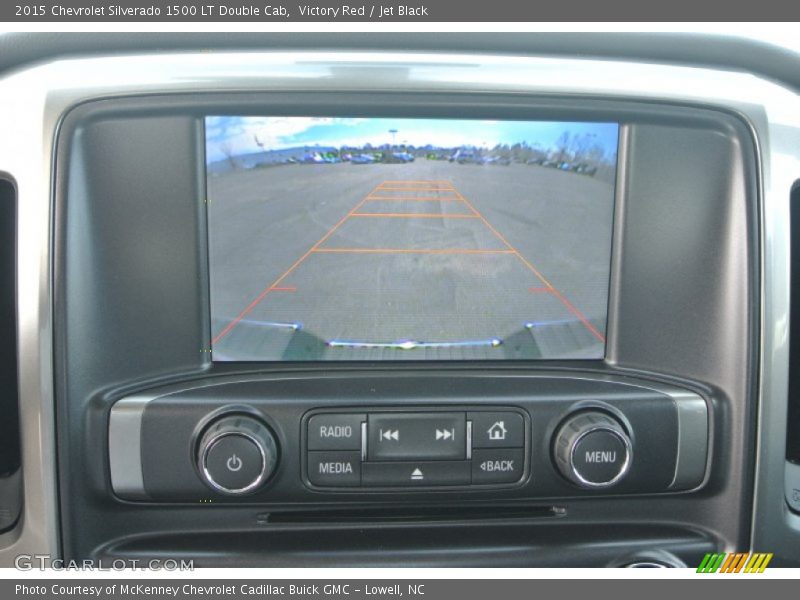 Victory Red / Jet Black 2015 Chevrolet Silverado 1500 LT Double Cab