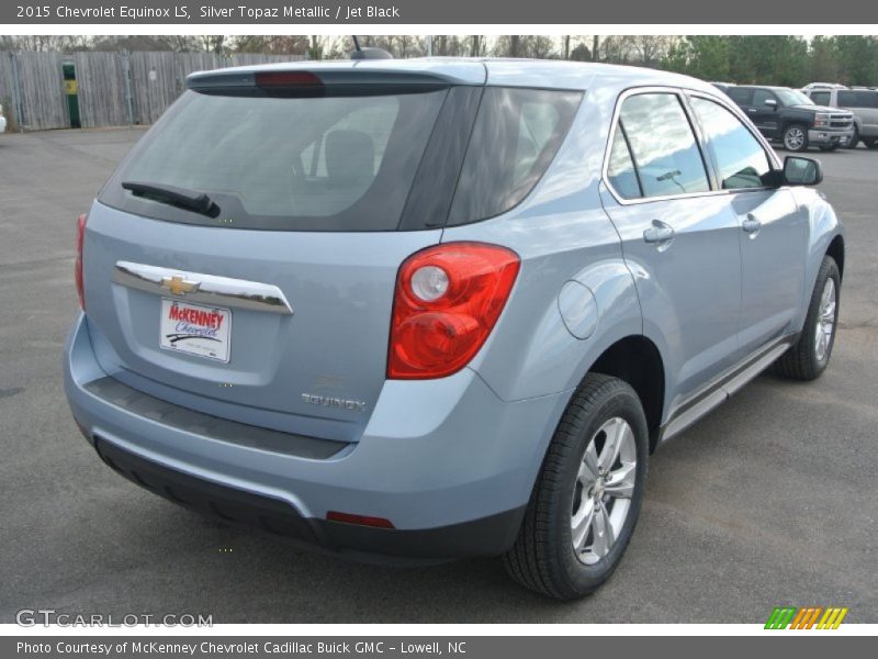 Silver Topaz Metallic / Jet Black 2015 Chevrolet Equinox LS