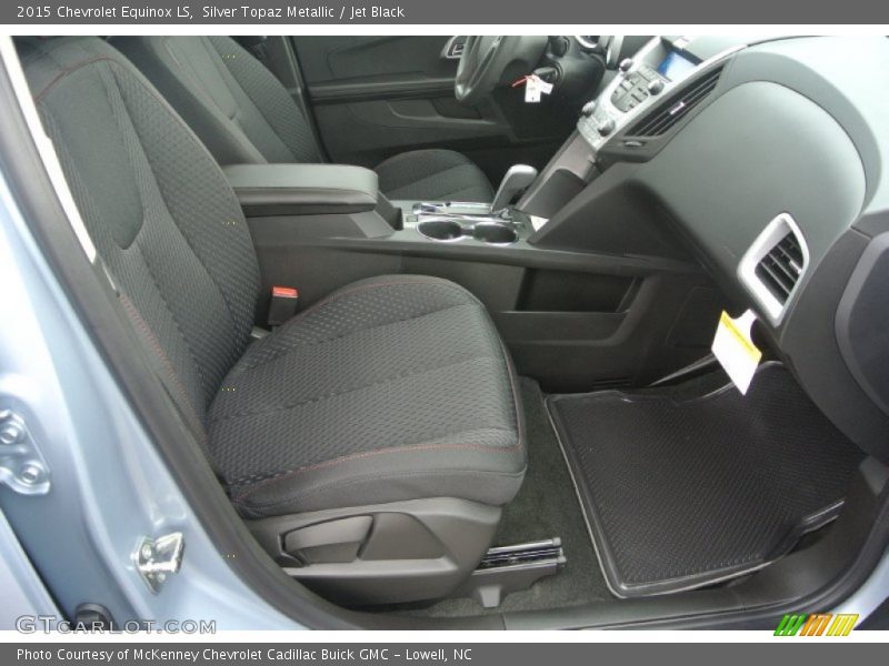 Silver Topaz Metallic / Jet Black 2015 Chevrolet Equinox LS