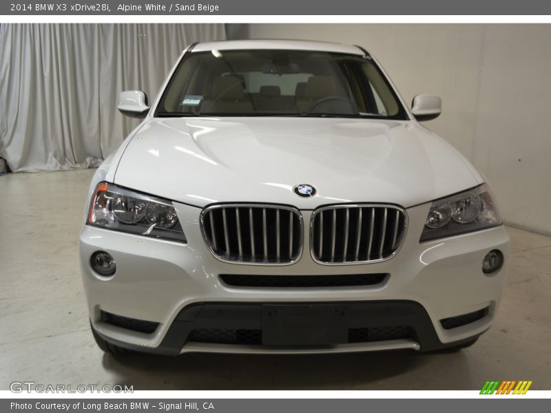Alpine White / Sand Beige 2014 BMW X3 xDrive28i