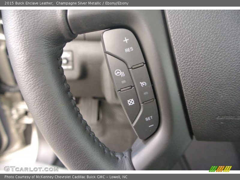 Champagne Silver Metallic / Ebony/Ebony 2015 Buick Enclave Leather