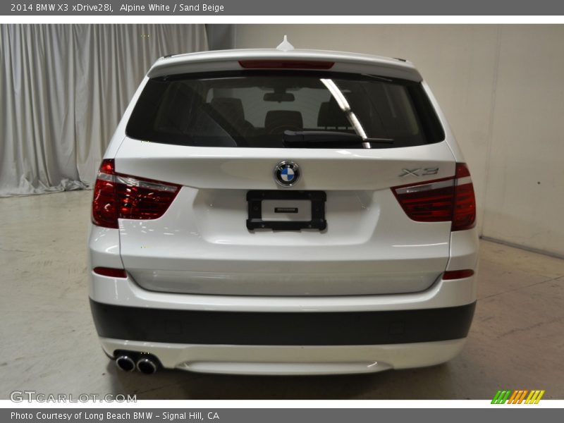 Alpine White / Sand Beige 2014 BMW X3 xDrive28i