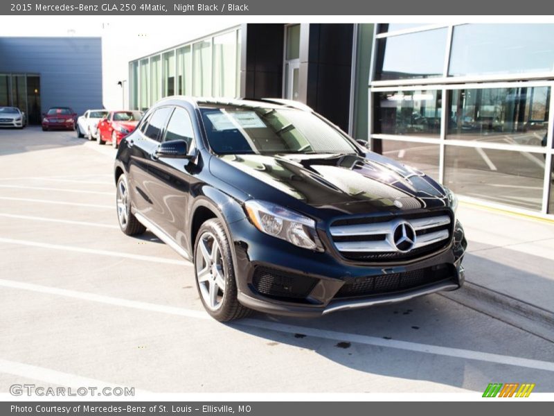 Night Black / Black 2015 Mercedes-Benz GLA 250 4Matic
