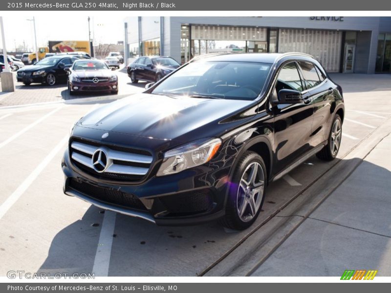 Night Black / Black 2015 Mercedes-Benz GLA 250 4Matic