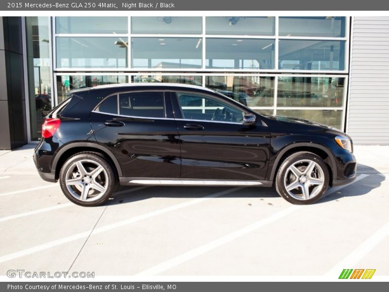 Night Black / Black 2015 Mercedes-Benz GLA 250 4Matic