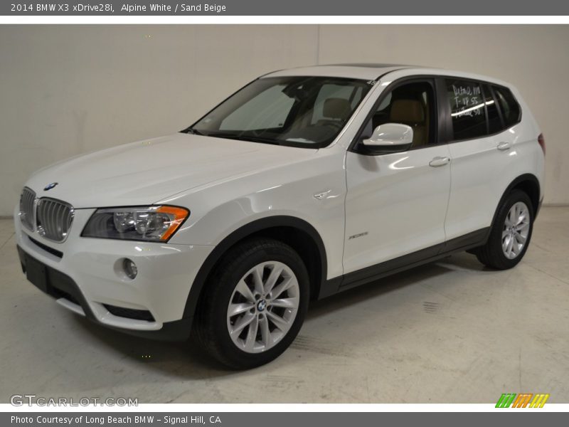 Alpine White / Sand Beige 2014 BMW X3 xDrive28i