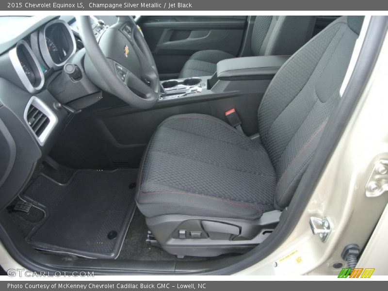 Champagne Silver Metallic / Jet Black 2015 Chevrolet Equinox LS