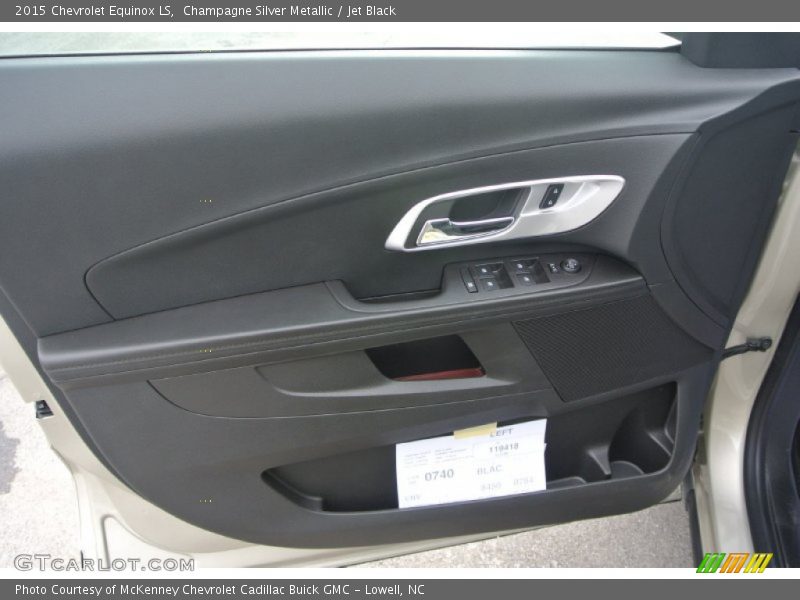 Champagne Silver Metallic / Jet Black 2015 Chevrolet Equinox LS
