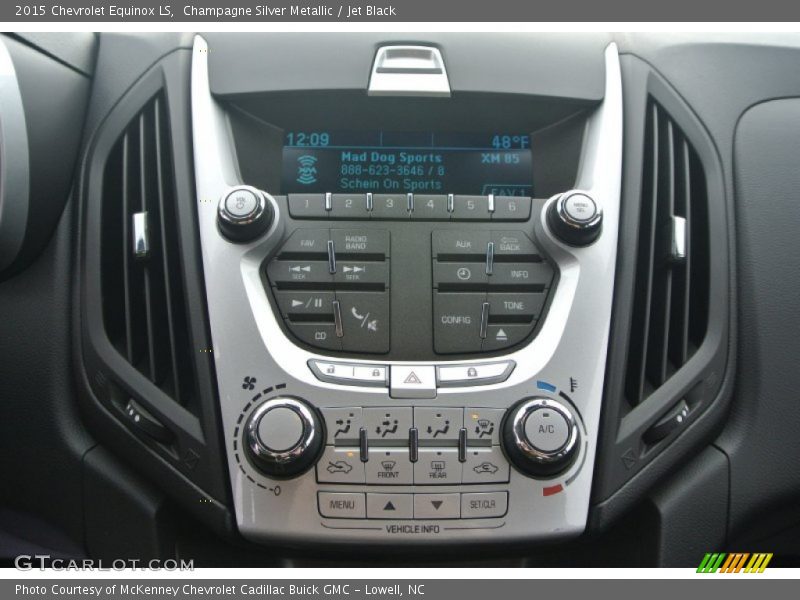 Champagne Silver Metallic / Jet Black 2015 Chevrolet Equinox LS