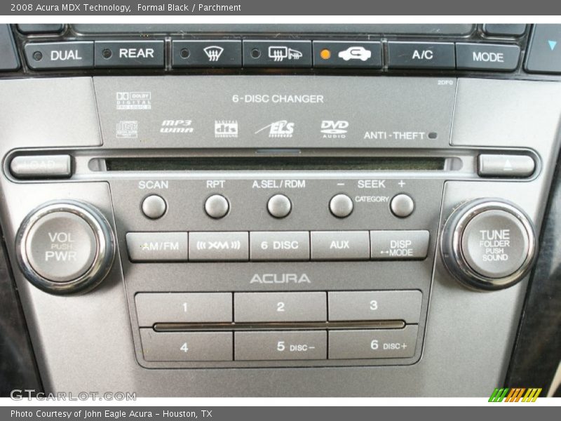 Formal Black / Parchment 2008 Acura MDX Technology