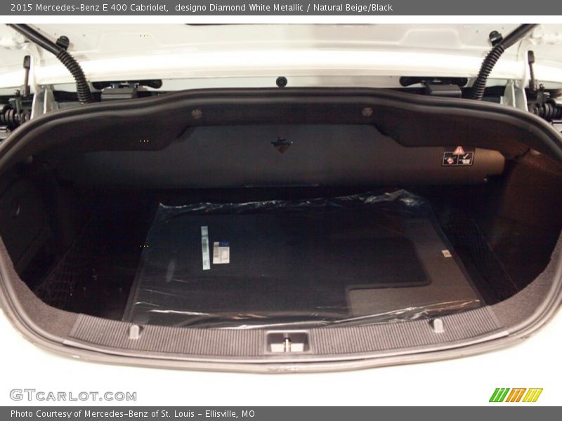  2015 E 400 Cabriolet Trunk