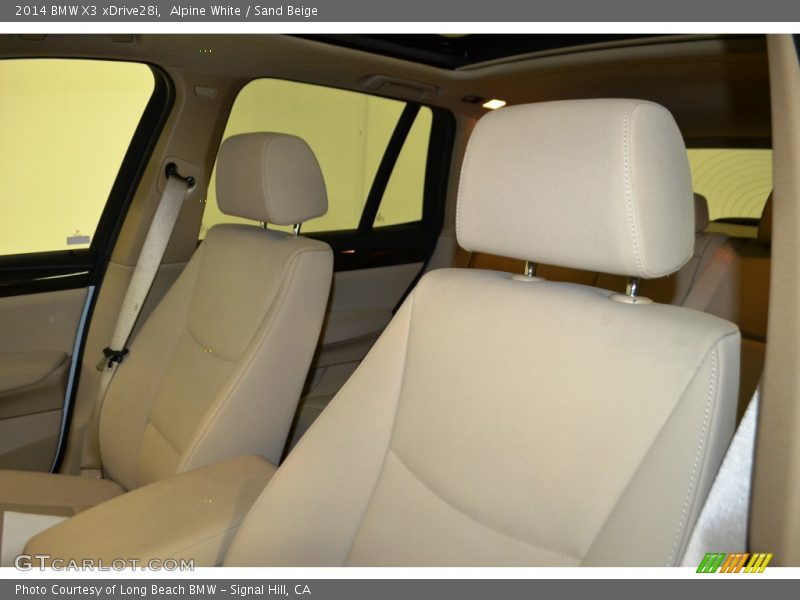 Alpine White / Sand Beige 2014 BMW X3 xDrive28i