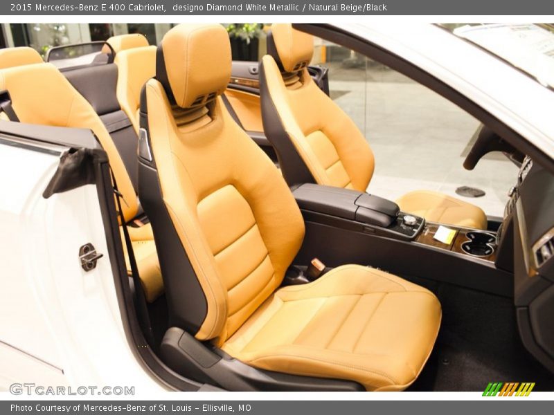 designo Diamond White Metallic / Natural Beige/Black 2015 Mercedes-Benz E 400 Cabriolet