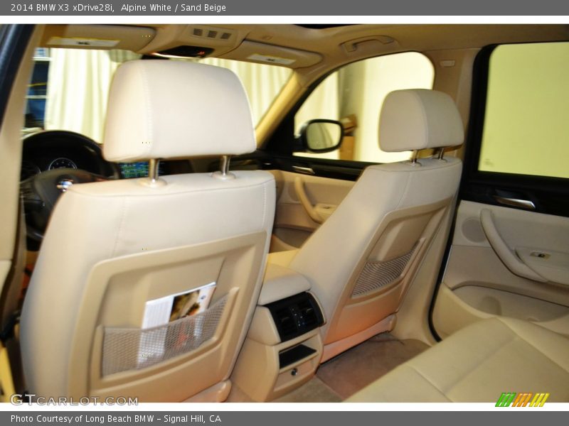 Alpine White / Sand Beige 2014 BMW X3 xDrive28i