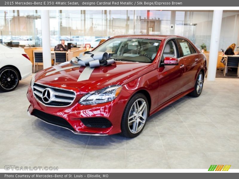 Front 3/4 View of 2015 E 350 4Matic Sedan