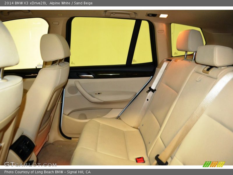 Alpine White / Sand Beige 2014 BMW X3 xDrive28i