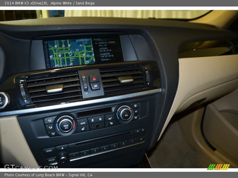 Alpine White / Sand Beige 2014 BMW X3 xDrive28i