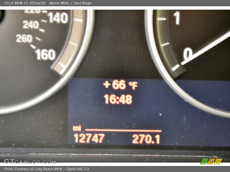 Alpine White / Sand Beige 2014 BMW X3 xDrive28i