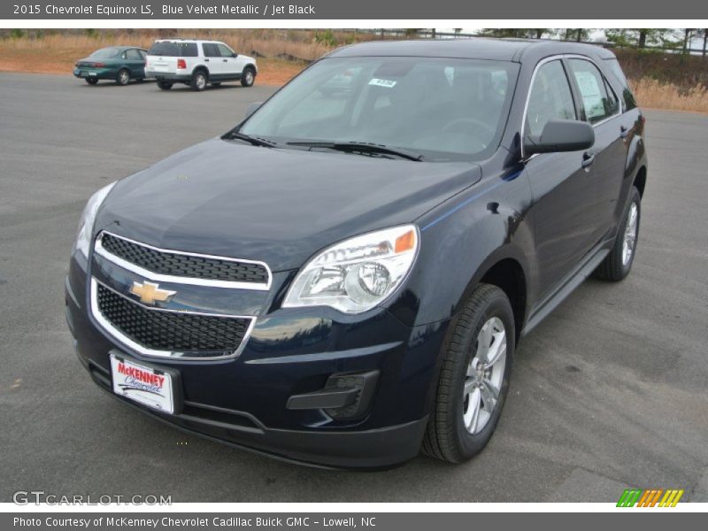 Blue Velvet Metallic / Jet Black 2015 Chevrolet Equinox LS