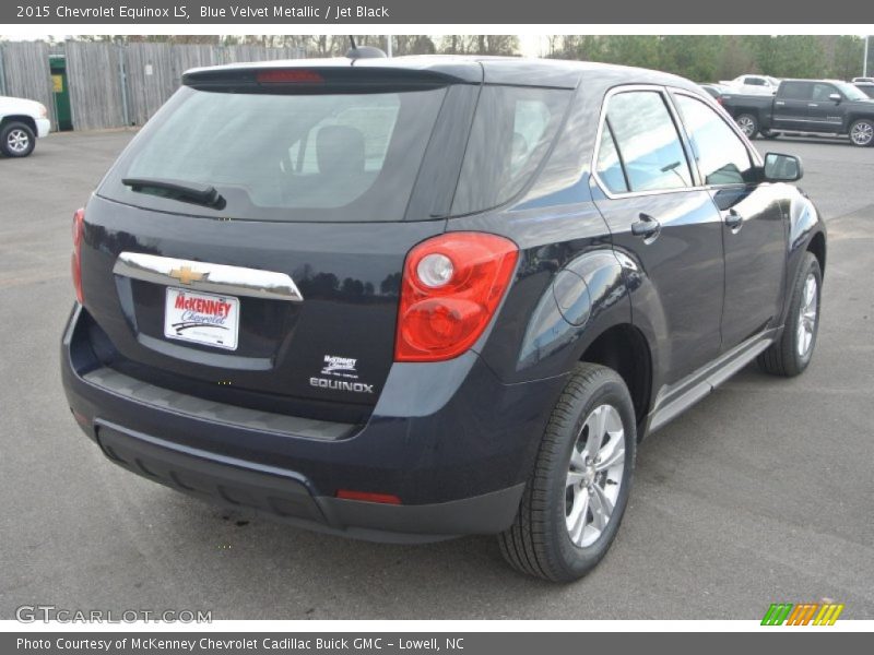 Blue Velvet Metallic / Jet Black 2015 Chevrolet Equinox LS
