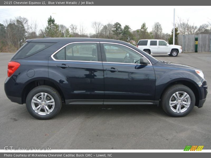 Blue Velvet Metallic / Jet Black 2015 Chevrolet Equinox LS
