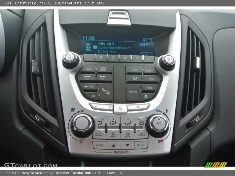 Blue Velvet Metallic / Jet Black 2015 Chevrolet Equinox LS