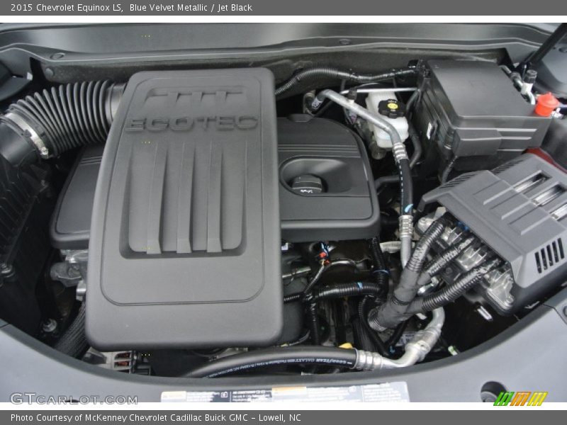 Blue Velvet Metallic / Jet Black 2015 Chevrolet Equinox LS