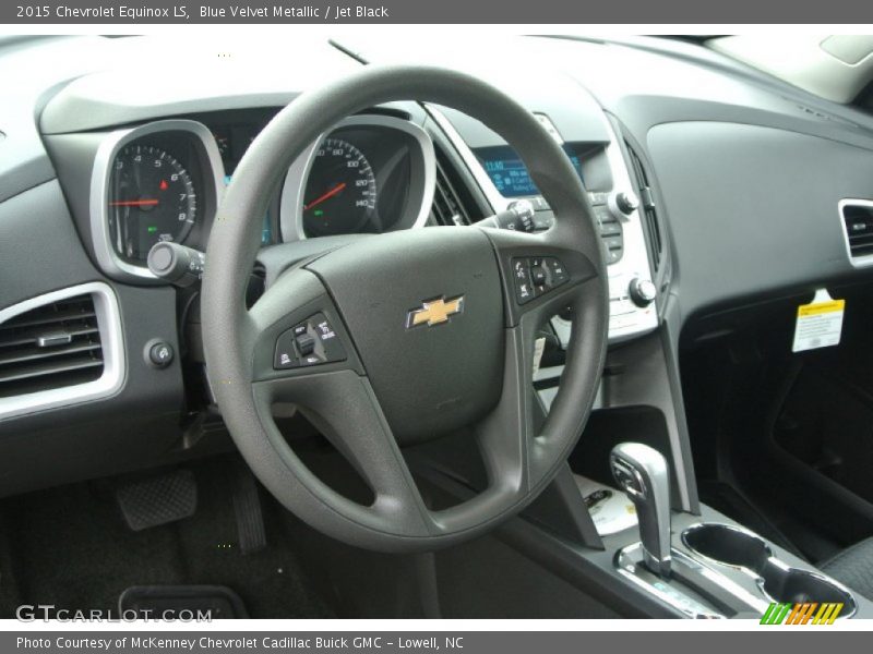 Blue Velvet Metallic / Jet Black 2015 Chevrolet Equinox LS
