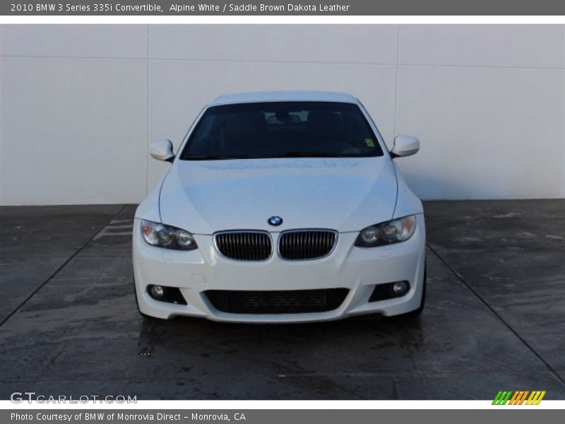 Alpine White / Saddle Brown Dakota Leather 2010 BMW 3 Series 335i Convertible