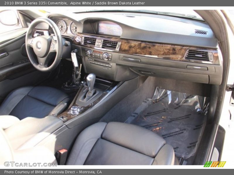 Alpine White / Saddle Brown Dakota Leather 2010 BMW 3 Series 335i Convertible