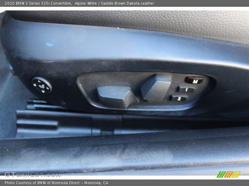 Alpine White / Saddle Brown Dakota Leather 2010 BMW 3 Series 335i Convertible