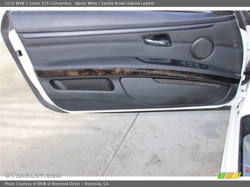 Alpine White / Saddle Brown Dakota Leather 2010 BMW 3 Series 335i Convertible