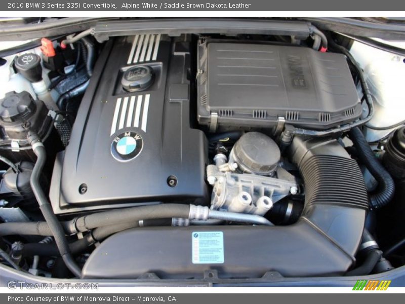 Alpine White / Saddle Brown Dakota Leather 2010 BMW 3 Series 335i Convertible