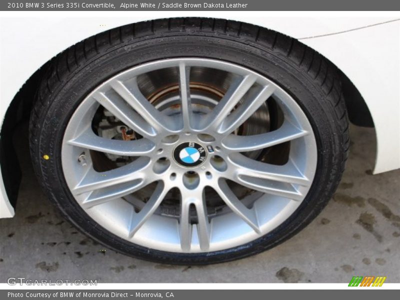Alpine White / Saddle Brown Dakota Leather 2010 BMW 3 Series 335i Convertible