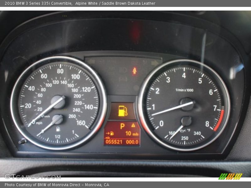 Alpine White / Saddle Brown Dakota Leather 2010 BMW 3 Series 335i Convertible